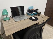 Office desk and chair for sale, 4 pieces