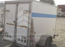 Used trailer box with trolly for sale صندوق مقطورة  مستعملة مع عربة للبيع