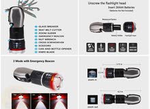 كشاف الطوارئ متعدد الاستخدام Multi Tool Led Flashlight كشاف الطوارئ متعدد الاستخدام Multi Tool Led Flashlight