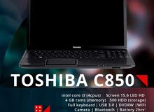 Toshiba c850 core i3 (4cpus)