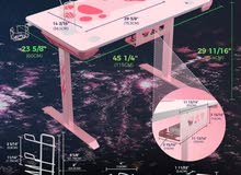 eureka pink gaming table
