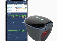 ViATOM Pulse Oximeter, Wearable Bluetooth Oxygen Monitor Heart Rate Monitor