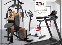 Homegym Package-2HP olympia treadmil,70kg Weight Homegym &Upright Bike