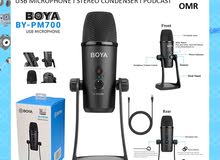 BOYA BY-PM700 USB Condenser Cardiod Microphone + 4 Polar Pattern (Box Packed)