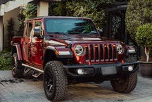 جيب غلاديتور روبيكون اعلى فئة عنابي ميتالك Jeep gladiator 2021 CLEAN TITLE score 95 A+ burgundy