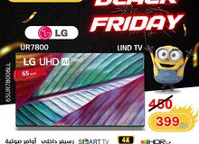 شاشه LG سمارت 4k برسيفر داخلي و ريموت سحري 2024 وجميع الاحجام