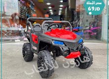 سيارة كهرباء 4 ماتور جامبو تناسب 1 سنة الي 7 سنوات روموت تحكم و هزاز و انارة و aux و usb و موسيقى ..