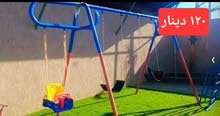 مرجيحة حديد جنازير ثنائية مع كرسي طفل   . العاب مزارع وشاليهات مراجيح وسحاسيل متوفرخدمة التوصيل