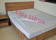 Queen size bed frame from JYSK and mattress from LULU Queen size bed frame from JYSK and mattress from LULU