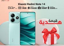XIAOMI NOTE 14 ( 256GB ) / RAM 8 NEW /// شاومي نوت 14 ذاكرة 256 رام 8 الجديد