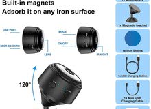 كاميرا التجسس الخفية اللاسلكية مع الرؤية الليلية والكشف عن الحركة....