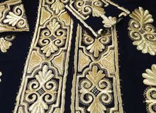 Authentic velvet coat/robe with silk gold embroidery for sale!