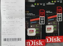 SanDisk mini sd card 4k 128 GB/ & 256 GB