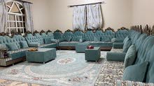 طقم جلسة كنبات شبه جديد طقم جلسة كنبات شبه جديد