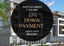 Chalet with sea view and private beach in Aqua Fun Resort Chalet with sea view and private beach in Aqua Fun Resort