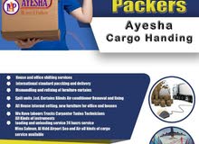 AYESHA PACKING&MOVING PROFESSIONAL SERVICES LOWEST RATE SHIFTING ALL Bahrain&KSA
