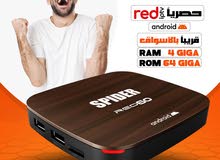 Spider Receiver RED60 8K UHD 5G RAM 4GB,ROM 64GB Android HEVC H.265 OTT