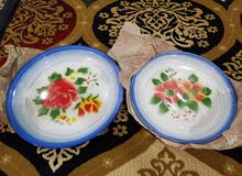 صحون غضار قديمة صحون غضار قديمة