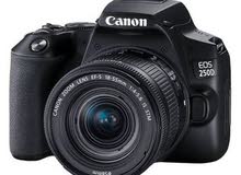 Canon EOS 250D DSLR Camera +18-55mm EF-S Lens+Camera Tripod & Bag+16GB Memory Card (New)