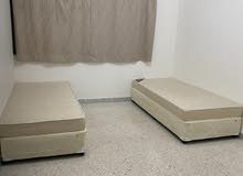 سرير للإيجار في صالة كبيرة للسيدة عاملة قرب النادي السياحي