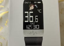 Brand New Health watch with Thermometer , ECG, BP, steps and all features.
