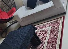 طقم كورنر للبيع مع كفر لون بني غامق و 9 قرن