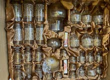 طقم كاسات وفناجين جديد من ثلاث شهور طقم كاسات وفناجين جديد من ثلاث شهور