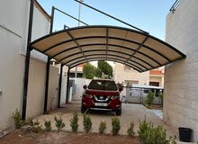 مظلات سيارات قوسية للكراجات المنزلية والمواقف العامة