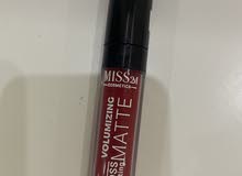 Matte red lipstick