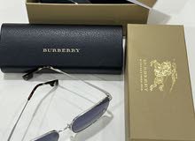 للبيع نظارة  Burberry  رجالية اصلية استعمال خفيف نظيفة  ب 70 وقابل