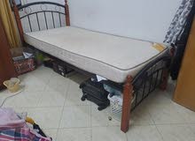 Single Bed with mattress Urgent Sale