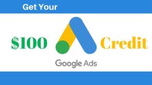كوبون اعلان مجاني بقيمة 100 دولار على جوجل أدووردز