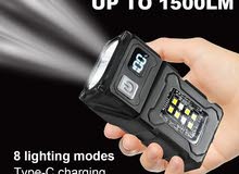 مصباح يدوي LED متعدد الوظائف بزاوية 180 درجة Multifunctional LED Flashlight 180 Angle