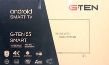 G-Ten smart LED TV 55 inch/ تلفزيون جي-تن ال اي دي 55 بوصة