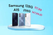 Samsung A15 128GB 6 ram   / 256g 8 ram /  سامسونج A15 كفالة الوكيل الرسمي جديد مع كرتونة