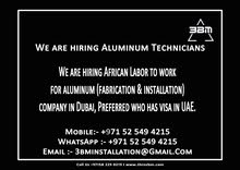 We are hiring African Labor We are hiring African Labor