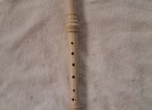آلة الريكوردر أو الريكورد open flute  open flutes with internal duct with fingerholes
