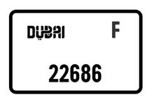 Dubai Plate Number for Sale F22686 Dubai Plate Number for Sale F22686