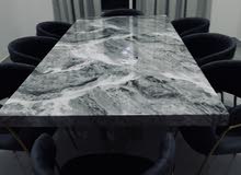 Marble dining table 8 peopls