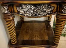 طاولتان بنيت اللون تركية فخمة و كلاسيكية