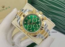Rolex Watch Gold And Green