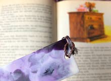 Purple Medium Resin Bookmark Purple Medium Resin Bookmark