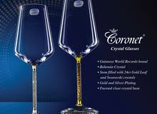 Coronet Crystal Glasses @AED 450 Coronet Crystal Glasses @AED 450