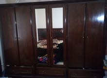 King Size Bed + cupboard