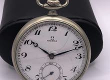 OMEGA  11s Pocket watch Cal.38.5L11 Silver Dial Hand Winding Running (175)