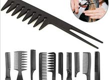 Styling Comb Set - 10pcs professionnel de coiffure peigne en fibre de carbone Sa