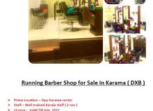 2 Gents saloon for sale one in Karama ( Dubai ) & in Umm Al Quwain