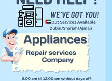 Repair services all brands and models Washing machine and fridge