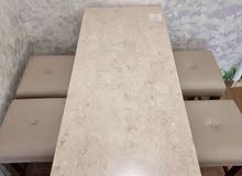 طاولة طعام + ركن قهوة Dining + Coffee Tables طاولة طعام + ركن قهوة Dining + Coffee Tables