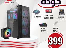 core i5 12th 8ram gtx 1660 super كور اي 5 جيل 12 8 رام جي تي اكس 1660 سوبر بي سي حيمينج  pc gaming